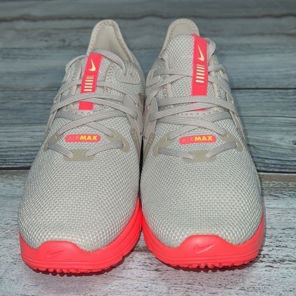 Women’s Nike Air Max Sequent 3 'Light Bone/Volt-Hot Punch Size-6.5 (908993-018) - Picture 4 of 9